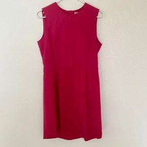 Pink Martini Women’s Sleeveless Back Zip Fuchsia Pink DRESS Small NWT